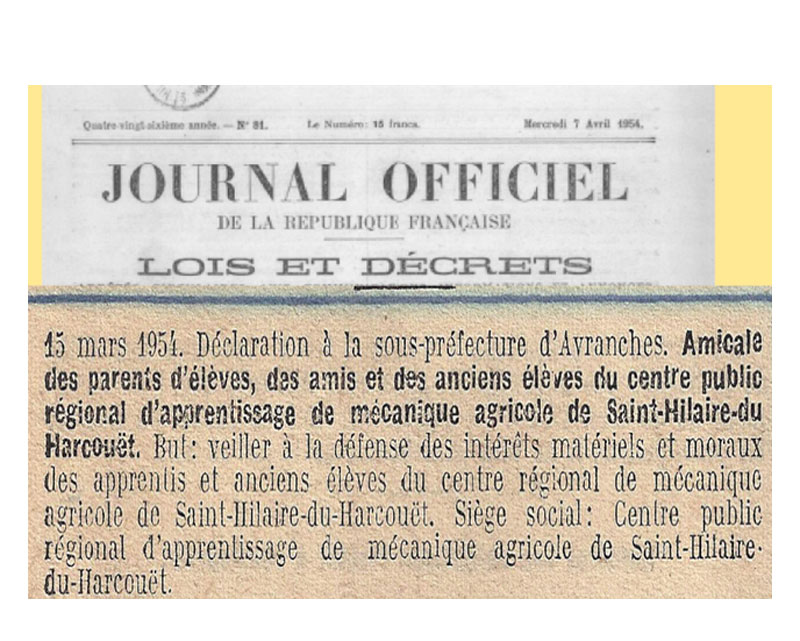 Création d'une amicale des parents d'élèves.